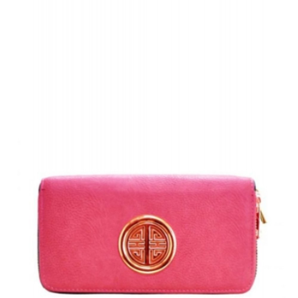 NEW - Pink Leather Wallet